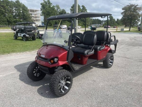 New 2022 E-Z-Go Golf Carts AllExpress L6 72V Electric Inferno Red