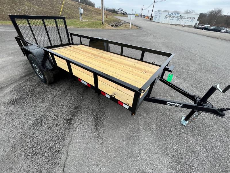 New 2023 Gorilla S512D 5′ x 12′ Dovetail Utility Trailer