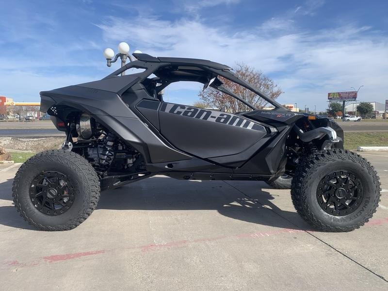 New 2024 Can-Am Maverick R X RS with Smart-Shox Triple Black
