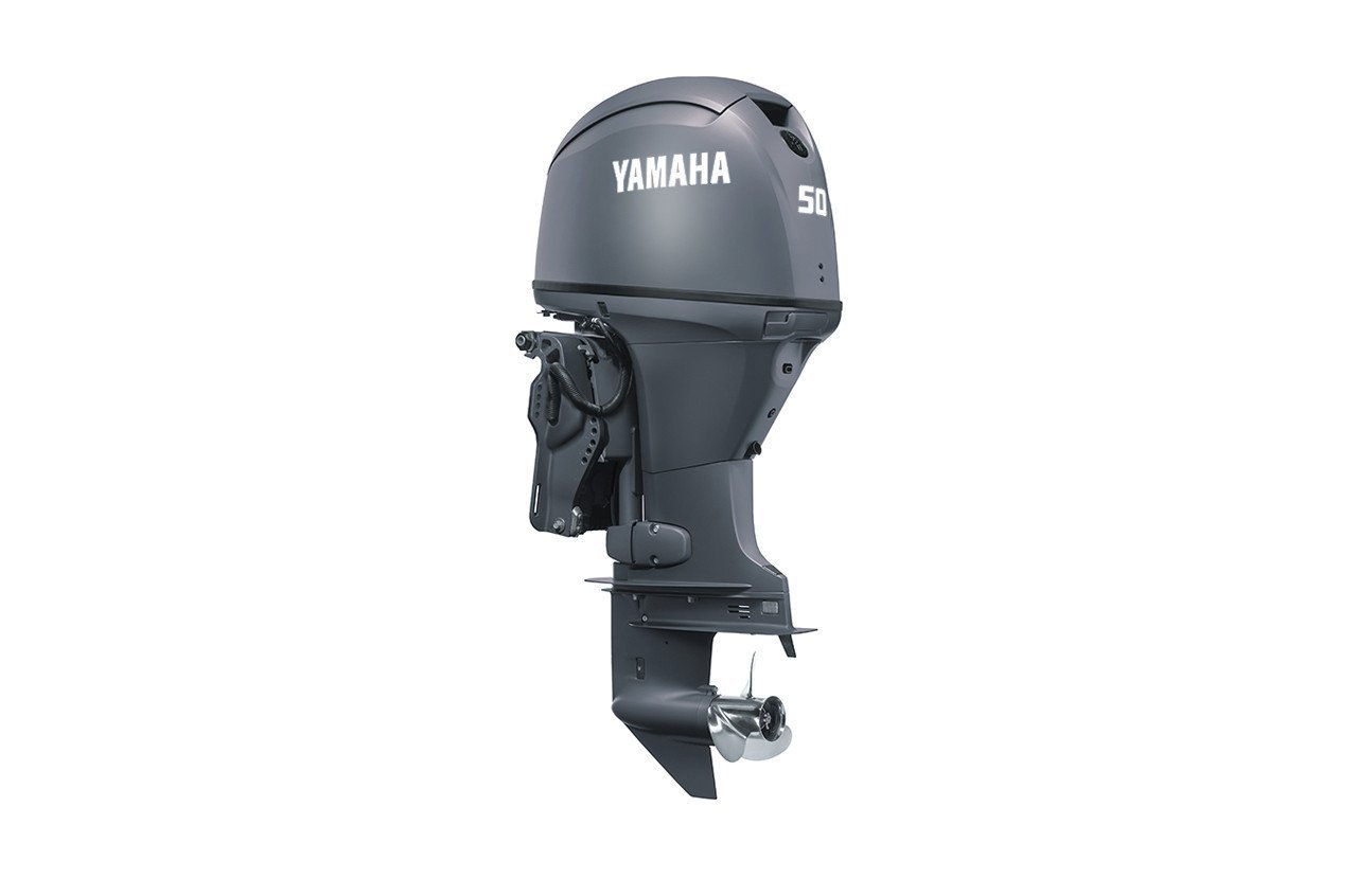 Yamaha F50LC 50HP Outboard Motor – 20-Inch Shaft Standard Rotation Remote Mechanical